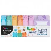 Etykiety samoprzylepne i bloki etykiet - Karteczki samoprzylepne Kotki Kidea - miniaturka - grafika 1