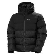 Kurtki męskie - Męska Kurtka zimowa pikowana HELLY HANSEN OSLO GRAPHIC PUFFY 53449_990 – Czarny - miniaturka - grafika 1
