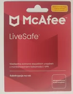 Oprogramowanie dedykowane - Mcafee Live Safe Bez Limitu Stanowisk Na 1 Rok - miniaturka - grafika 1