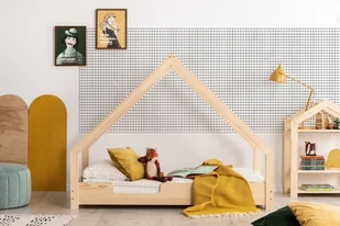 Łóżko dziecięce LOCA C 80x140 sosna - Łóżka dla dzieci i młodzieży - miniaturka - grafika 1