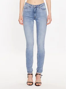 ICHI Jeansy 20110968 Niebieski Slim Fit - Spodnie damskie - miniaturka - grafika 1