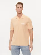 Koszulki męskie - Jack&Jones Polo Forest 12248621 Różowy Standard Fit - miniaturka - grafika 1