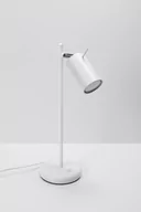 Lampy stojące - Lampa biurkowa RING biała - Sollux - miniaturka - grafika 1