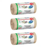 Worki na śmieci - Stella Worki na śmieci z uszami - zapach vanilla latte 35L Zestaw 3 x 24 szt. - miniaturka - grafika 1