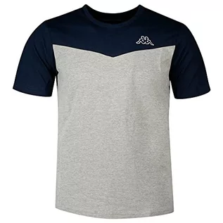 Koszulki męskie - Kappa Męski t-shirt Elixom, szary, S, szary, S - grafika 1