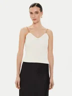 Koszulki i topy damskie - Morgan Top 241-MUSTO Écru Slim Fit - miniaturka - grafika 1