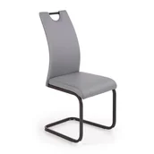 Krzesła - Krzesło Tapicerowane Szare Halmar K371 Popielaty - miniaturka - grafika 1