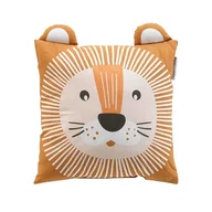 Kołdry i poduszki dla dzieci - Douceur d`Interieur Poduszka dziecięca z uszami, lew, 40 x 40 cm - miniaturka - grafika 1