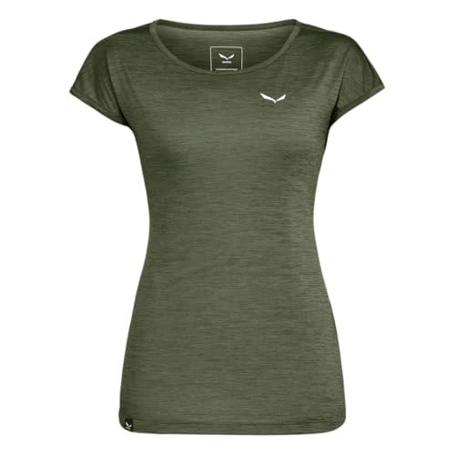 Salewa Puez Melange Dry T-shirt damski, zielony, 3XL