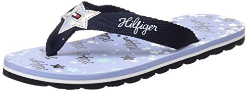 Tommy Hilfiger Damskie japonki M3285arlow 2D, Niebieski Midnight Silver 403, 39 eu