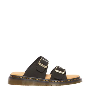 Klapki Dr. Martens JOSEF SLIDE Black EH Suede 41082001 - Moda i Uroda OUTLET - miniaturka - grafika 1