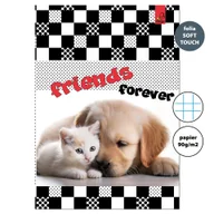 Zeszyty szkolne - EV-Corp Zeszyt A4 32 kartki w kratkę 90g Kot i pies - zeszyt - miniaturka - grafika 1