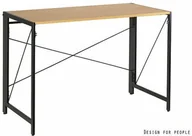Biurka - Unique Biurko Quick Składane golden teak - miniaturka - grafika 1