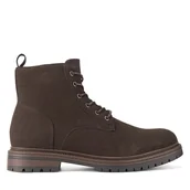 Botki męskie - Trzewiki Lanetti MYL8513-3 Brązowy - miniaturka - grafika 1