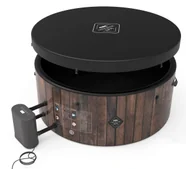 COIL SPA Jacuzzi dmuchane basen z hydromasażem ogrodowy 6 osób 2024 rustykalny