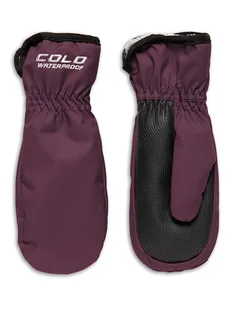 COLD Rękawiczki softshellowe w kolorze fioletowym - Rękawiczki dla dzieci - miniaturka - grafika 1
