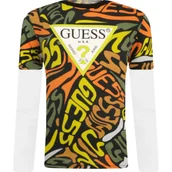 Bluzy dla dziewczynek - Guess Bluzka | Regular Fit - miniaturka - grafika 1