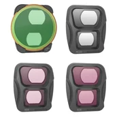 Akcesoria do drona - 4 filtry Sunnylife do DJI AIR 3 MCUV+CPL+ND4+ND8 - miniaturka - grafika 1