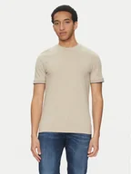 Koszulki męskie - BOSS T-Shirt Thompson 04 50501097 Beżowy Regular Fit - miniaturka - grafika 1
