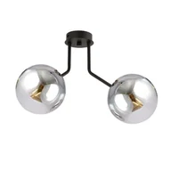 Lampy sufitowe - Emibig Nova lampa sufitowa 2-punktowa czarna/grafitowa 1140/2 1140/2 - miniaturka - grafika 1