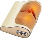 Masażery - Elektryczna poduszka masująca, głęboki masaż, regulowana prędkość, cztery przyciski w kolorze złotym, wtyczka EU - miniaturka - grafika 1