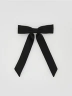 Ozdoby do włosów - Reserved - Spinka do włosów z kokardą - czarny - miniaturka - grafika 1