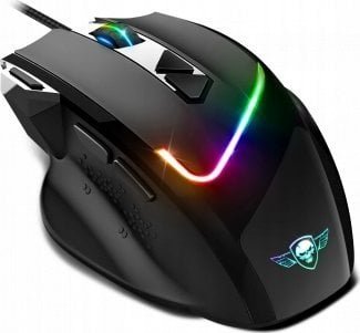 Zdjęcia - Myszka Spirit of Gamer PRO-M3 RGB, Po prawej stronie, Optyczny, USB Typu-A, 7200 DPI, Czarny 