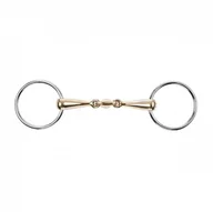 Akcesoria jeździeckie - Busse Wędzidło podwójnie łamane KAUGAN 18mm - miniaturka - grafika 1
