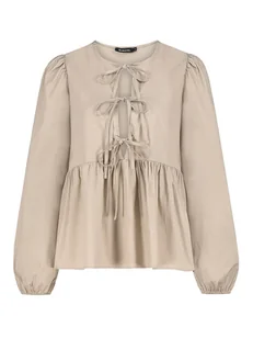 Sublevel Bluzka w kolorze beżowym - Bluzki damskie - miniaturka - grafika 1