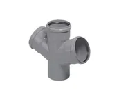 Akcesoria hydrauliczne - Czwórnik kanalizacji wewnętrznej jednopłaszczyznowy Magnaplast 110/400 mm (MAG400-11440) - miniaturka - grafika 1