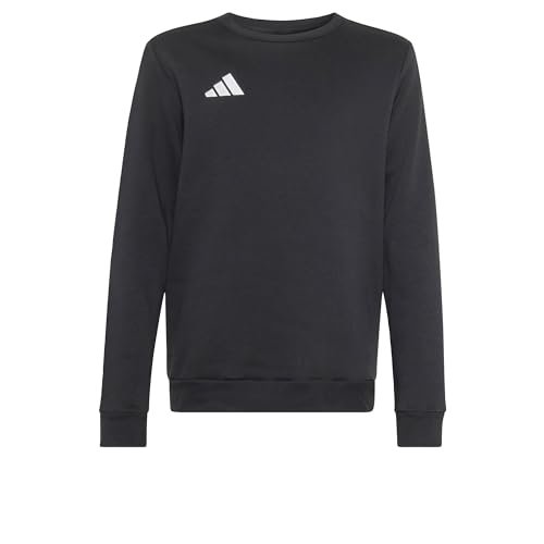 adidas uniseks-kind Entrada26 Sweat Top Kids, black/white, 13-14 Years
