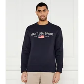 Bluzy męskie - Gant Bluza | Loose fit - miniaturka - grafika 1