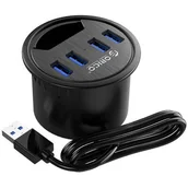 Huby USB - ORICO Hub DESK-4U-BK-BP DESK-4U-BK-BP - miniaturka - grafika 1