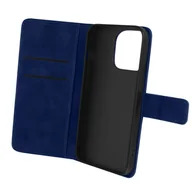 Etui i futerały do telefonów - Etui Folio do iPhone'a 14 Pro Podstawka wideo z efektem matowym Soft Touch Granatowe - miniaturka - grafika 1