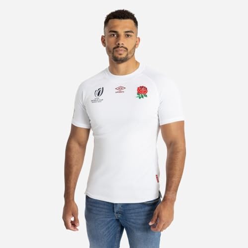 Umbro Męska koszulka Anglia RWC2023 Rugby Home Top dla dorosłych