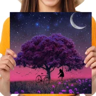 Zabawki kreatywne - Haft Diamentowy Diamond Painting,DIAMENTOWY MALARZ,Obraz DIY 5D,Mozaika Diamentowa 30x30, Drzewko - miniaturka - grafika 1