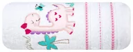 Okrycia kąpielowe dla dzieci - Eurofirany Ręcznik kapielowy BABY29 50X90 Biały/ró - miniaturka - grafika 1