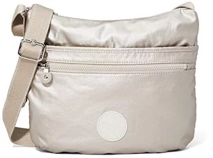 Kipling Damska sukienka Arto Crossbody, 29 x 26 x 4 cm (szer. x wys. x gł.), srebrny - srebrny (Metallic Glow). - 29x26x4 Centimeters (B x H x T) - Torebki damskie - miniaturka - grafika 1