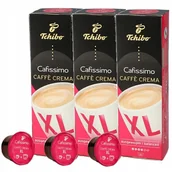 Kawa w kapsułkach i saszetkach - Tchibo Cafissimo Caffe Crema XL 10x3 Kapsułki Arabika Robusta - miniaturka - grafika 1