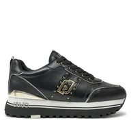 Sneakersy damskie - Sneakersy Liu Jo Maxi Wonder 71 BF4003 P0102 Czarny - miniaturka - grafika 1