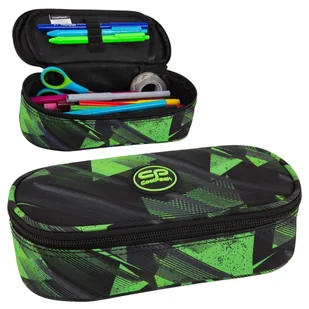 Coolpack Campus Pi��rnik Jednokomorowy Z Klapk�� Bez Wyposa��enia Green Mirror - Piórniki - miniaturka - grafika 1