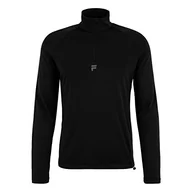 Koszulki męskie - FILA Roye Raglan męska koszulka z długim rękawem, czarny, M - miniaturka - grafika 1