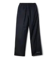 Spodnie rowerowe - Columbia Youth Unisex Trail Adventure 2 Pant, Waterproof Rain Trousers, Black, XS - miniaturka - grafika 1