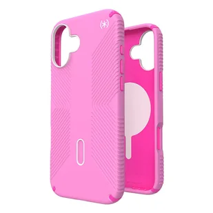 Speck Presidio2 Grip ClickLock & MagSafe - Etui iPhone 16 Plus (True Pink / Shocking Pink / White) - Etui i futerały do telefonów - miniaturka - grafika 1