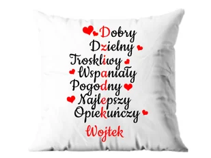 Poszewka personalizowana na dzień dziadka - 1 szt. - Poduszki dekoracyjne Poszewka personalizowana na dzień dziadka - 1 szt. - Poduszki dekoracyjne - miniaturka - grafika 1