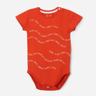 Body dla niemowląt - Body T-shirt 5.10.15 Fantastic Aqua 5T4023 86 cm Czerwony (5902361953764) - grafika 1