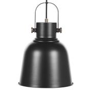 Lampy sufitowe - Beliani Lampa wisząca Lampa wisząca metalowa czarna HAAST 201551 - miniaturka - grafika 1