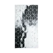 Dywany - Dywan Premium Geometria czarno-białyy 80 x 150 cm - miniaturka - grafika 1
