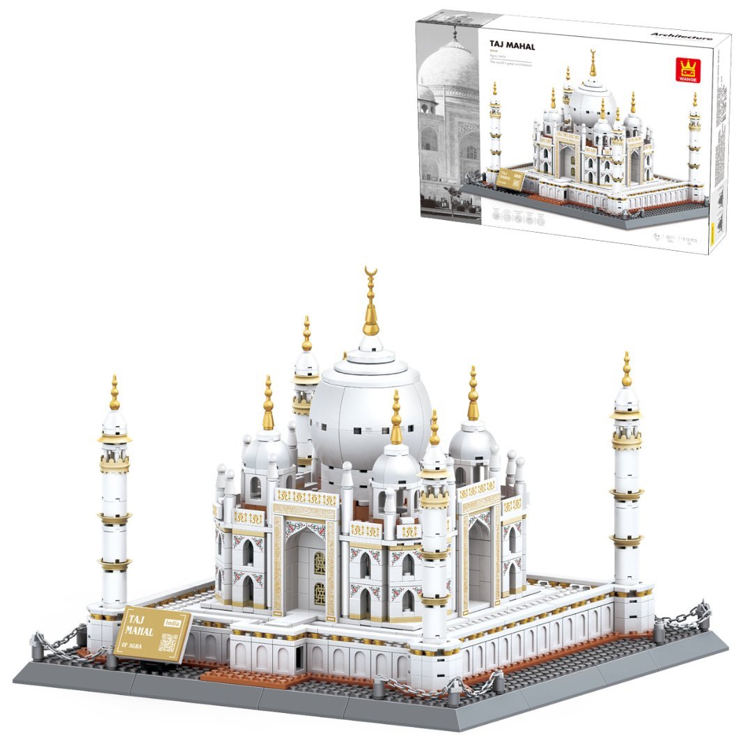 Klocki Wange 5211 – Tadż Mahal w Agrze (Taj Mahal), 1050 elementów