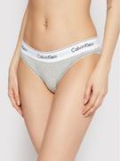 Majtki damskie - Calvin Klein Underwear Figi klasyczne 0000F3787E Szary - miniaturka - grafika 1